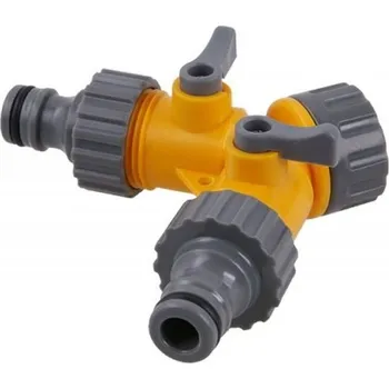 Zavlažování Rozdvojka s ventilem pro 2 rychlospojky