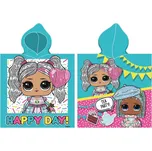 Carbotex Pončo L.O.L. Surprise Happy Day 55x110 cm