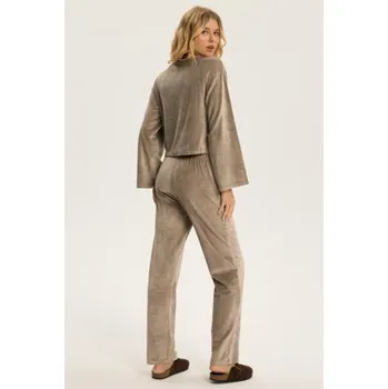 Dámské pyžamo BLOOVII Dreamy Mocca XL