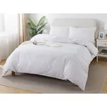 XPOSE® Francouzské bavlněné Renforcé povlečení EVITA - bílé 200x220 cm, 70x90 cm, Bavlna RENFORCÉ + Prodloužená možnost vrácení zboží do 50 dnů