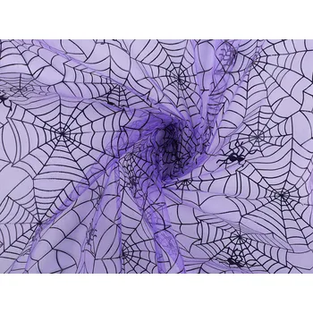 Party dekorace Organza pavučina, střední, 3 fialová