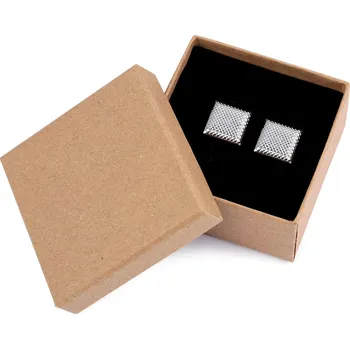 Manžetový knoflíček Manžetové knoflíky v dárkové krabičce, velké, 6 platina