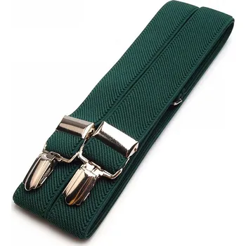 Kšandy Šle šíře 2,5 cm délka 125 cm, velké, 7 zelená lesní