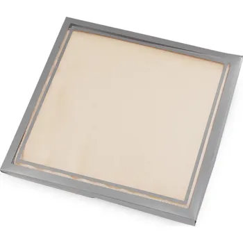 Látkový kapesník Saténový kapesníček do saka v krabičce, střední, 6 krémová nejsvět.