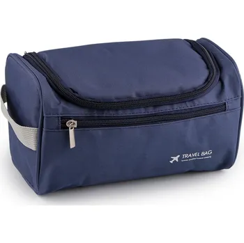 Kosmetická taška Kosmetická taška / závěsný organizér, střední, 4 (15x26 cm) modrá