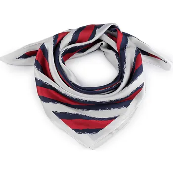 Šátek Saténový šátek 70x70 cm, střední, 3 červená