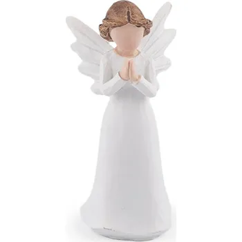 Dekorace anděl, střední, 1 bílá