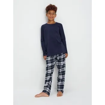 Chlapecké spodní prádlo Sinsay - Dvoudílné bavlněné pyžamo - námořnická modrá - 319EV-59X - 319EV-59X-158