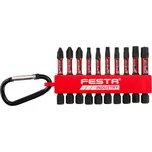 Bit torzní Festa Industry PH-PZ-Torx 50 mm S2 1/4" – 10 ks