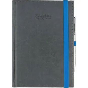 Diář Kalendarz naucz. 2025/26 A5 Nebraska gumka szary