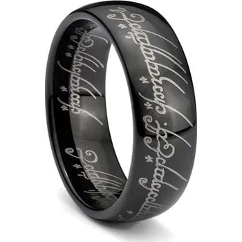 Prsten imago Prsten Pán prstenů - Prsten moci, černý (nerez), velikost 52