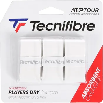 Omotávka Tecnifibre Players Dry 3P Bílý