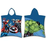 Jerry Fabrics Plážová osuška pončo Avengers Hero 50x115 cm