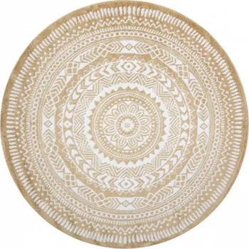 Koberec Kusový koberec Napkin gold kruh 120x120 cm