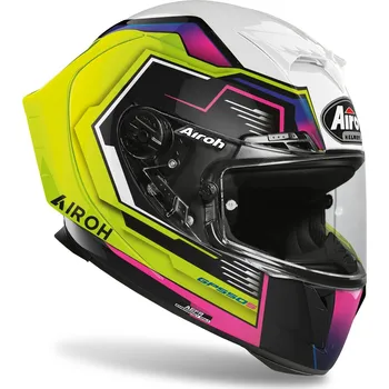 Auto-moto přilba GP 550 S Rush, AIROH (lesklá multicolor, vel. XL) 2023 (Velikost: XS) GP55RU54