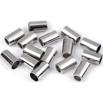 Kovová koncovka na šňůru Ø3,5 mm, Ø5,5 mm, střední, 4 (Ø5,5 mm) nikl