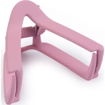 Náramek Skřipec do vlasů kovový, střední, 2 růžová