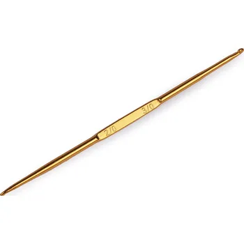 Jehla na filcování Oboustranný háček na háčkování vel. 1;2;3;4;5;6;7;8, střední, 2-3 měděná světlá