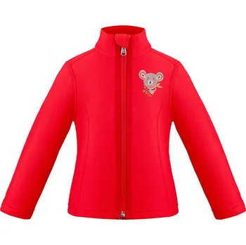 Cyklistické kalhoty Dětská bunda Poivre Blanc Ruby-Bbgl Micro Fleece Jkt Scarlet Red