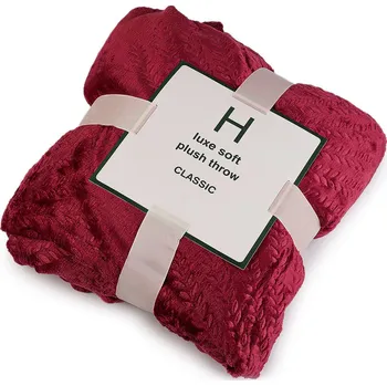 deka Deka mikroplyš klasy obilí 150x200 cm, střední, 3 bordó sv.