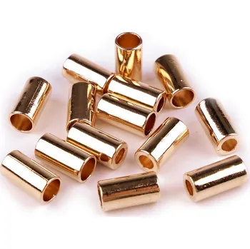 Kovová koncovka na šňůru Ø3,5 mm, Ø5,5 mm, střední, 2 (Ø3,5 mm) růžové zlato