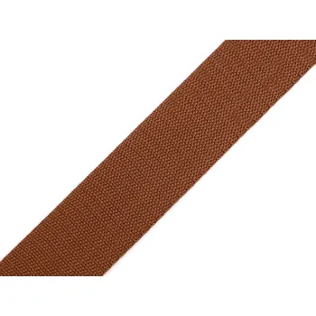 Popruh polypropylenový šíře 30 mm tloušťka 1 mm, střední, 78 hnědá
