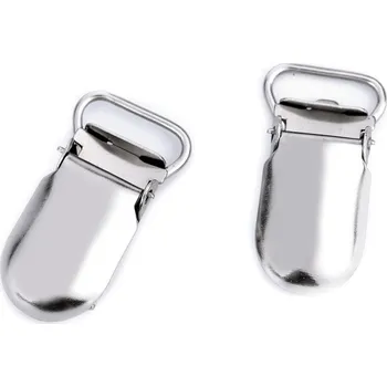 Šlový závěs šíře 15 mm, střední, nikl