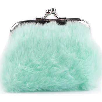 Peněženka Malá peněženka / mincovka plyšová, střední, 6 mint