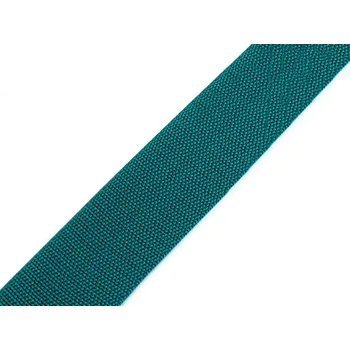 Popruh polypropylenový šíře 30 mm tloušťka 1 mm, střední, 65 tyrkys tmavá