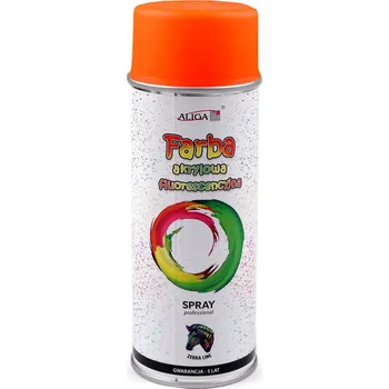 Barva ve spreji Akrylová barva fluorescenční ve spreji 400 ml, střední, 2 (96) oranžová neon