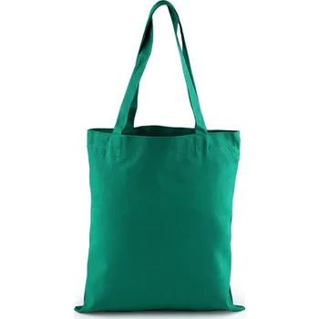 Nákupní taška Textilní taška bavlněná k dotvoření 35x39 cm, střední, 10 zelená smaragdová