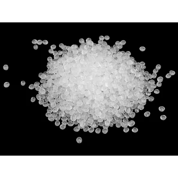 Výplň / plastové peletky s atestem do hraček, střední, transparent