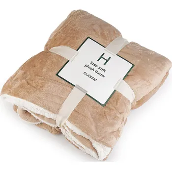 deka Deka beránek 180x200 cm, střední, 1 béžová