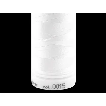 Nit Nitě Poly Sheen Mettler 200 m, střední, 0015 White