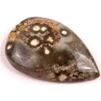 Přírodní kámen Kabošon Ocean Jaspis č.7111 (32x22x7mm)