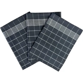 Utěrka SVITAP sleep well Utěrka Pozitiv Egyptská bavlna 50x70 cm tmavě šedá/bílá 3 ks