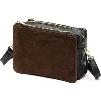 Dámská kabelka Luka 26-024 černá, tmavě hnědá