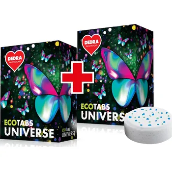 Bazénová chemie Sada 1+1 EKO tablety na bílé i barevné prádlo ECOTABS UNIVERSE 52 tablety Dedra
