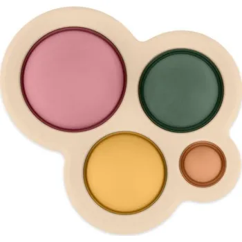 Hračka pro kojence PETITE&MARS Hračka silikonová Chill out Dusty Rose 6m+