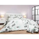 DADKA VRACOV Povlečení bavlna Agáta mentolová na bílém 140x200, 70x90 cm