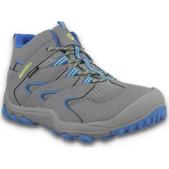 Dětská treková obuv Merrell Chameleon 7 Mid WP J MK262305 - grey/blue 35