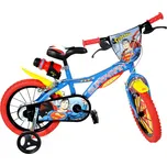 DINO BIKES Dětské kolo Dino SUPERMAN 14" MODRÁ|ČERNÁ|ČERVENÁ 2025