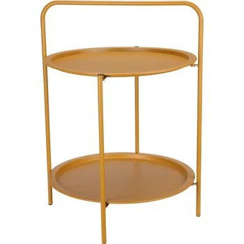 Zahradní nábytek AMBIANCE Odkládací stolek kovový 66 cm KO-X99001530 + Utěrka švédská 30x30cm mikrovlákno (3ks) v hodnotě 89,-