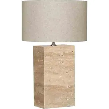 Stojací lampa Stolní lampa Home ESPRIT Neoklasický Mramorová Bavlna (40 x 40 x 55 cm)