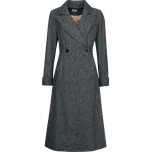 Kabáty Rockabilly z Banned Retro - Abigal Coat - Ženy - šedá