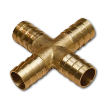 Stavebniny BRADAS Mosazný hadicový kříž Průměr: 13 mm