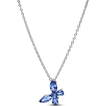 Náhrdelník Náhrdelník PANDORA Modrý motýlek se zirkony 394232C01-45
