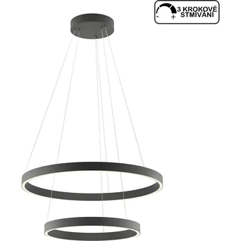 Nástěnné svítidlo Světla a lustry REDO GROUP Černé závěsné světlo Redo 01-2891 FEBE/LED 62W Barva světla: 4000K