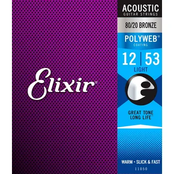 Hudebniny Elixir Polyweb 80/20 Bronze Light + prodloužená záruka 3 roky
