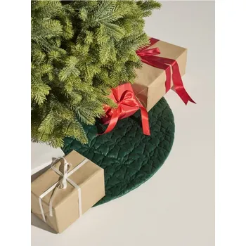 Vánoční dekorace Sinsay - Ozdobný koberec pod vánoční stromeček - tmavě zelená - 306GR-79X - 306GR-79X-ONE